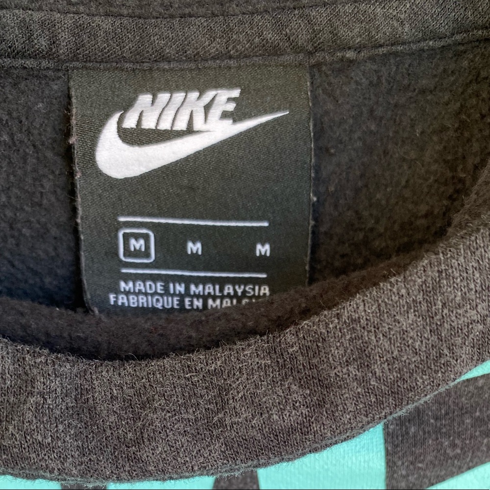 Junior's Nike Active Hoodie in Distressed Charcoal - Picture 4 of 5